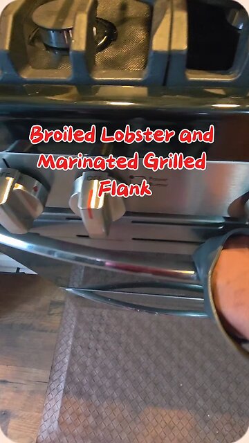 Surf & Turf Feast | Broiled Lobster Tails with Garlic Herb Butter + Grilled Flank Steak