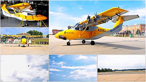 Hybrid Plane Powered by Electric and Fuel: U.S. Marines Test Flight!