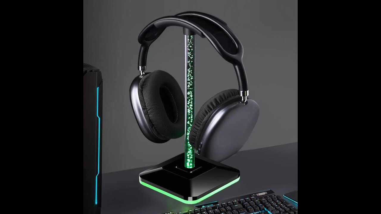 RGB Ambient Light Headphone Stand