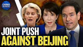 Joint Push Against Beijing; China's New Threats to Japan