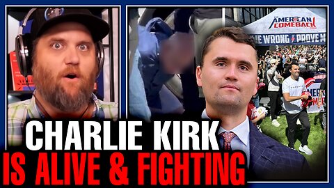 Charlie Kirk Shot But ALIVE & Fighting As Man With Pants Around Ankles Arrested