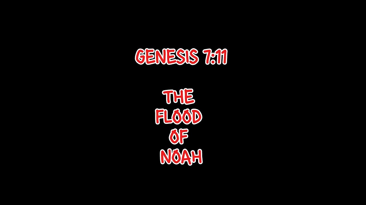 The Flood Of Old Days 👀