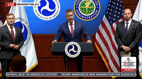 WATCH: Transportation Secretary Sean Duffy Press Conference - 5/12/25