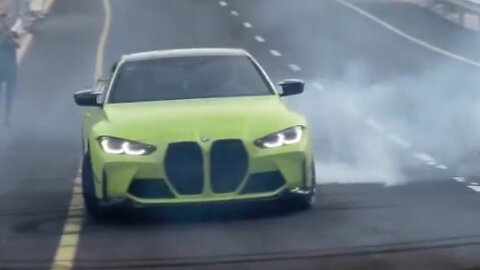 BMW G82 Rolling burnout