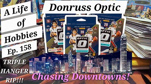 Triple Rip of 2024 Donruss Optic Football Chasing Downtowns! e158