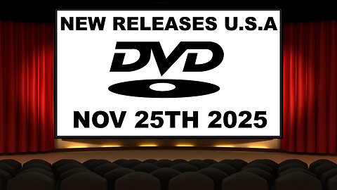 NEW DVD Releases [NOVEMBER 25TH 2025 | U.S.A]