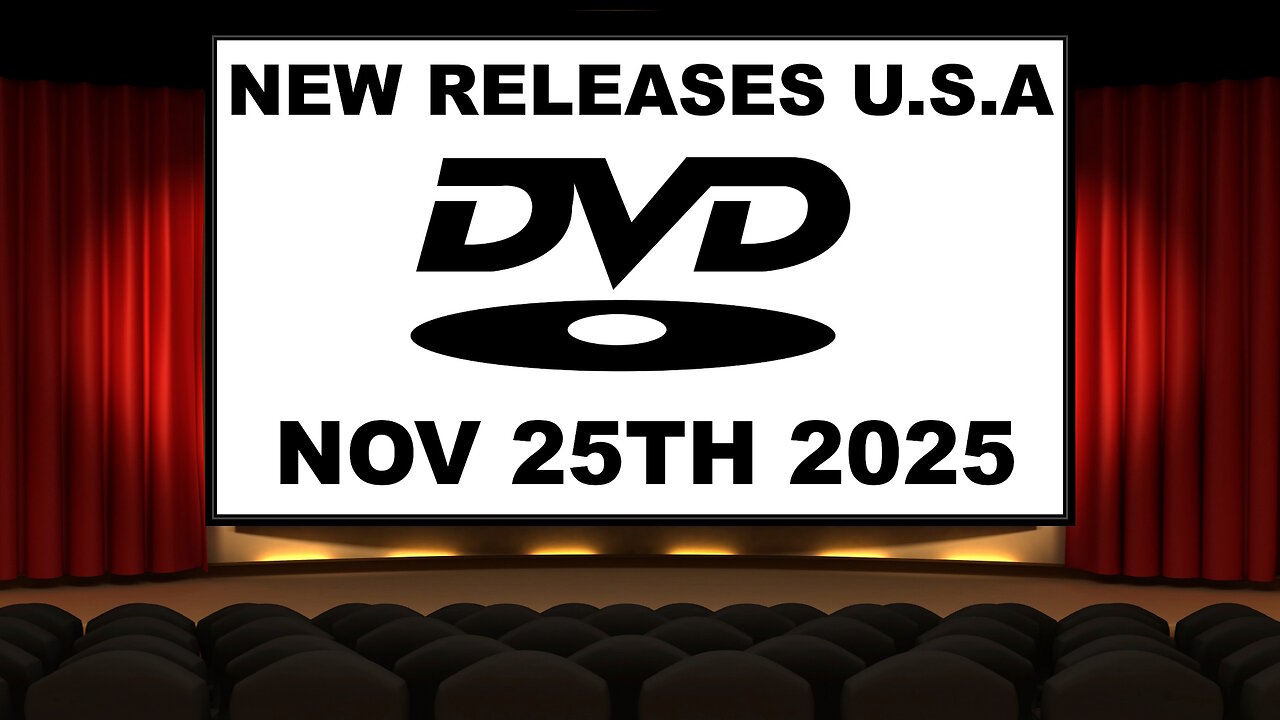 NEW DVD Releases [NOVEMBER 25TH 2025 | U.S.A]