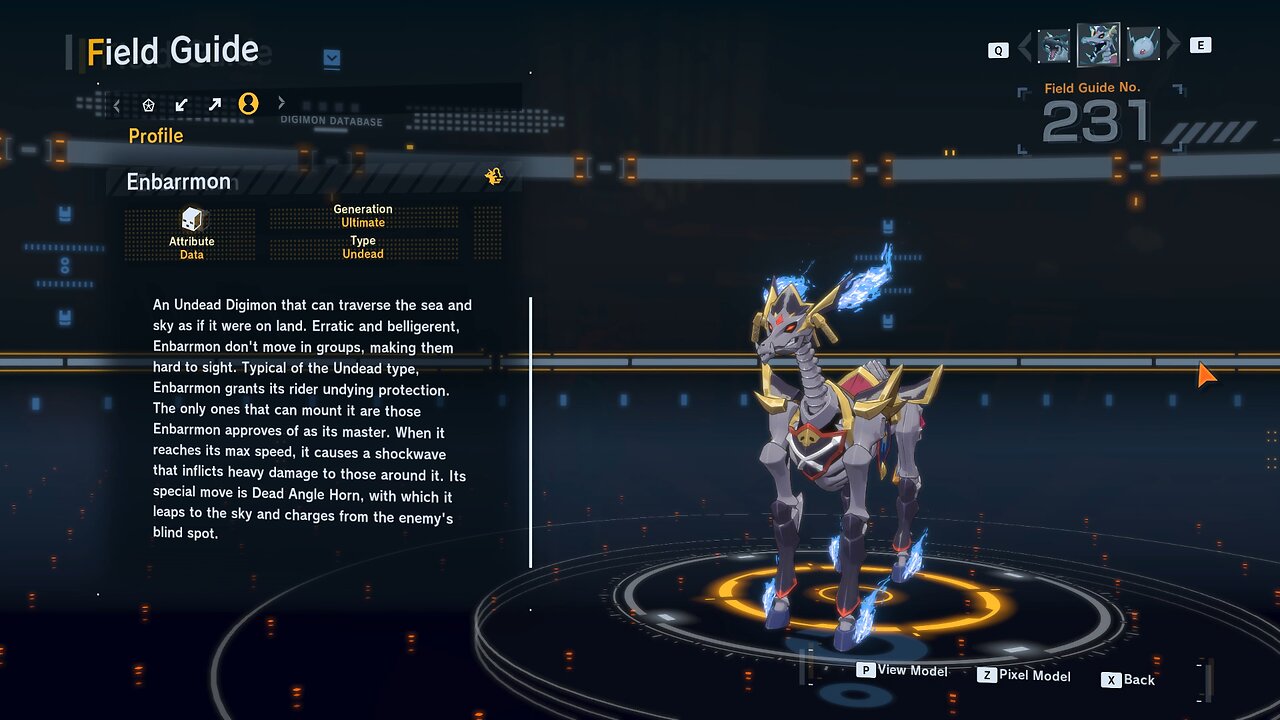 enbarrmon all digivolution/de-digivolution/profile Digimon Story Time Stranger