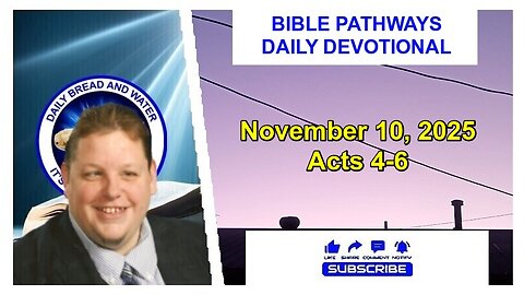 Bible Pathways Daily Devotional Nov 10, 2025