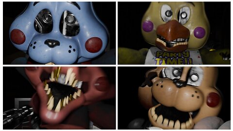 Freddy & The Gang – All Jumpscares, Endings and Extras
