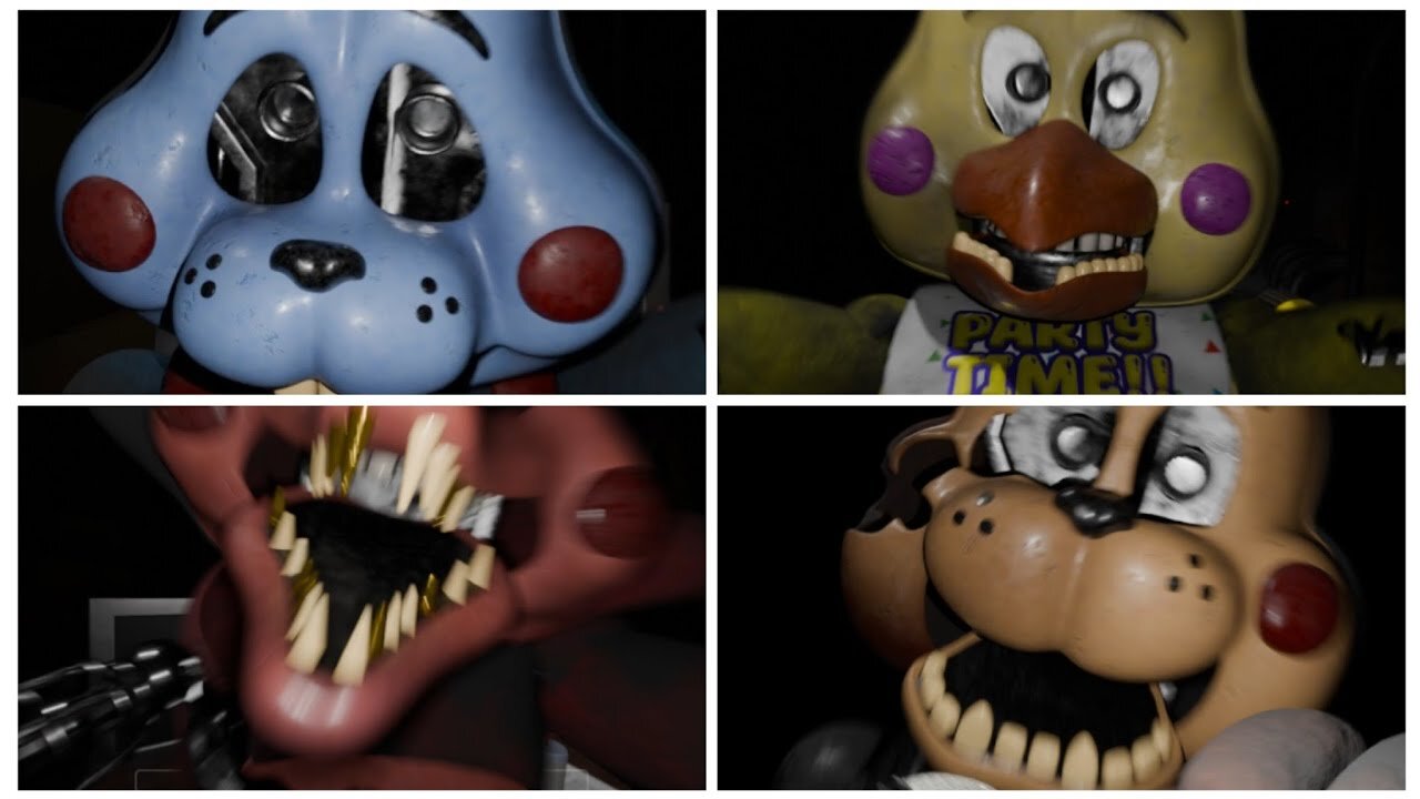 Freddy & The Gang – All Jumpscares, Endings and Extras
