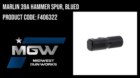 Marlin 39A Hammer Spur, Blued - F406322