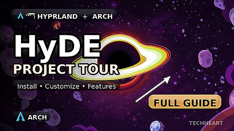 The HyDE Project - Arch Linux+Hyprland+CustomizationZzZ!