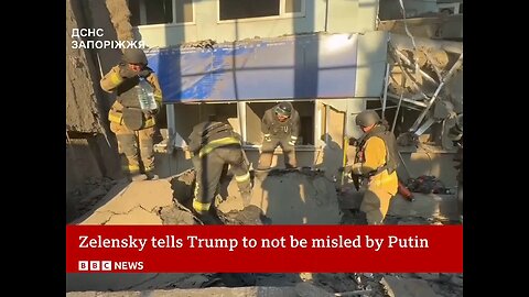 Ukrainian President Volodymyr Zelensky tells Donald Trump not to be misled by Putin | BBC News