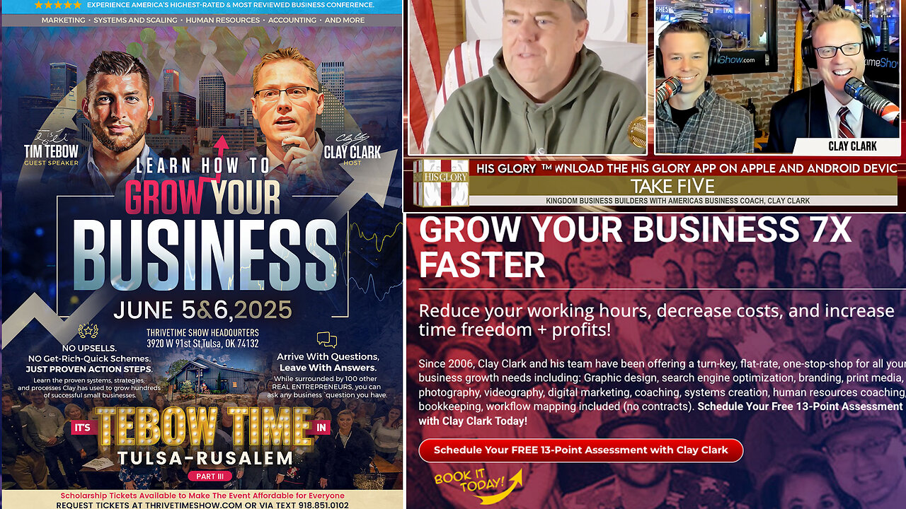 Business | 4 Steps for Generating MORE Leads & Building a SUPER Successful & Growing Business + 4 Clay Clark Client Success Stories + Join Clay Clark & Tim Tebow At Clay Clark's June 5-6 2 Business Conference!!!