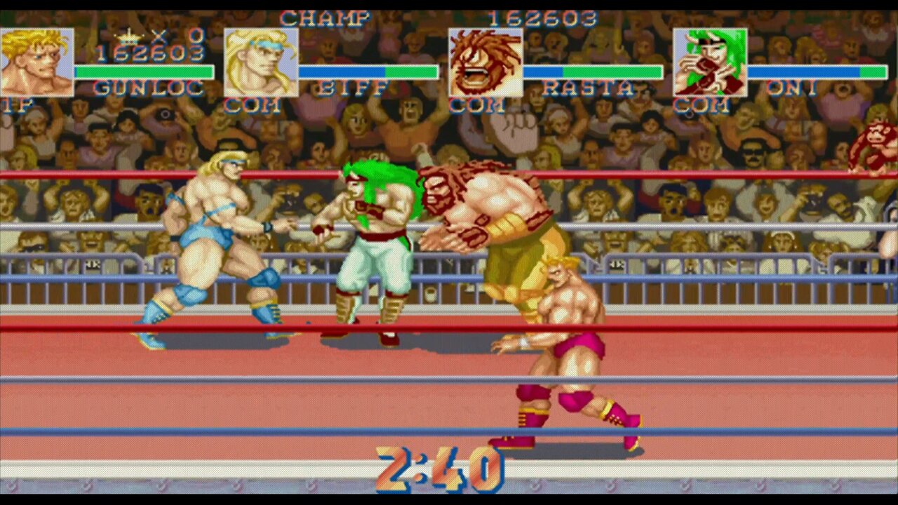 Gunloc +Biff vs Rasta + Oni