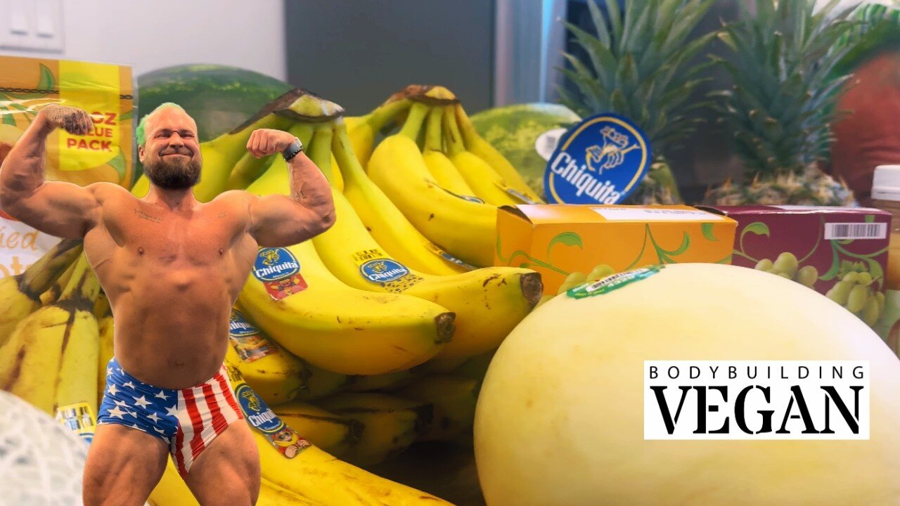 Vegan Bodybuilder Goes FRUITARIAN For A Week! Day 1