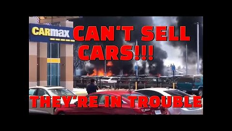 CARMAX Can't Sell Cars! The Whole Used Car Market is in BIG TROUBLE!