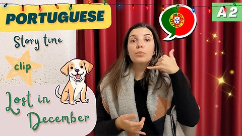 Lost before Christmas (clip) | A2 European Portuguese with comprehensible input