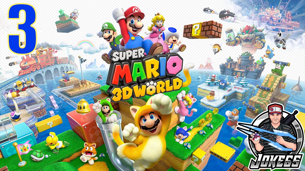 [LIVE] Super Mario 3D World | Second Playthrough | PC | 3 | An Arid Archipelago!
