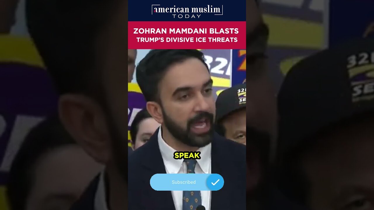 Zohran Mamdani blasts Trump's divisive ice threats.