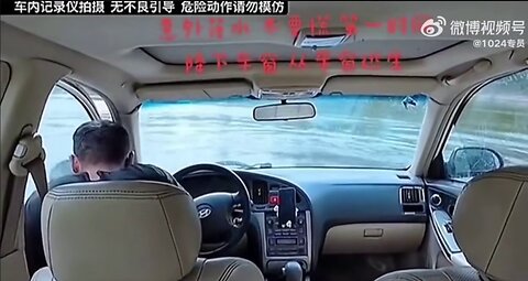 How Not to React when a Car Submerges in Water - Viewer Discretion Advised