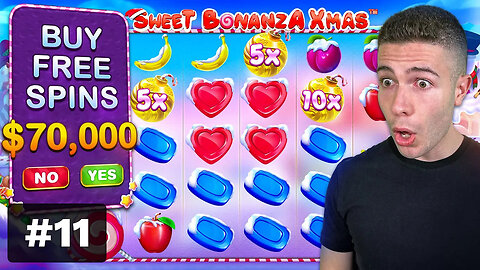 $70,000 Bonus Buy on SWEET BONANZA XMAS 🍬 (70K Bonus Buy Series #11)