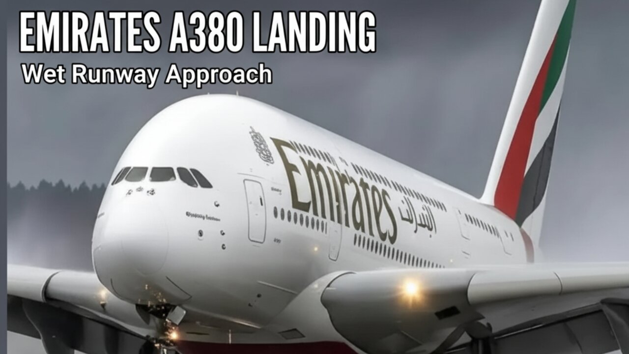 Strange Emirates ✈️ Landing 🛬😱 | Unbelievable Pilot Skill & Jet Power! 🔥 #AviationDrama