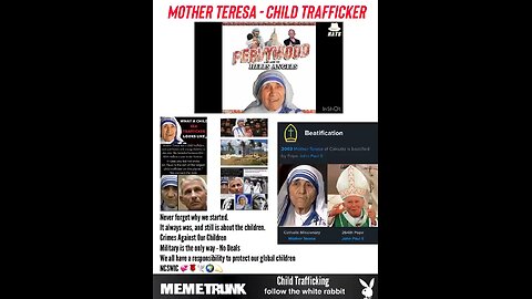 Mother Theresa Child Trafficker