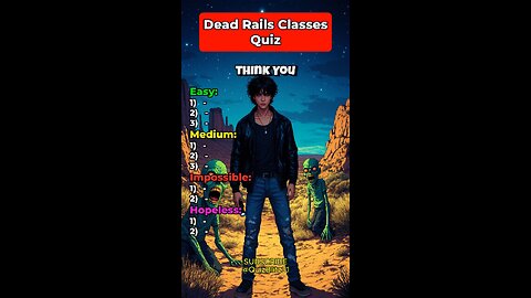 Think You Know Dead Rails? Survive THIS Class Challenge to Prove It!