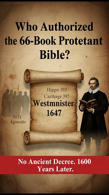 The Protestant Bible Canon is a confession from 1647