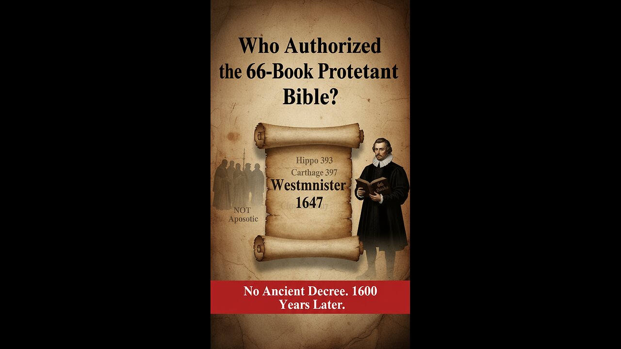 The Protestant Bible Canon is a confession from 1647