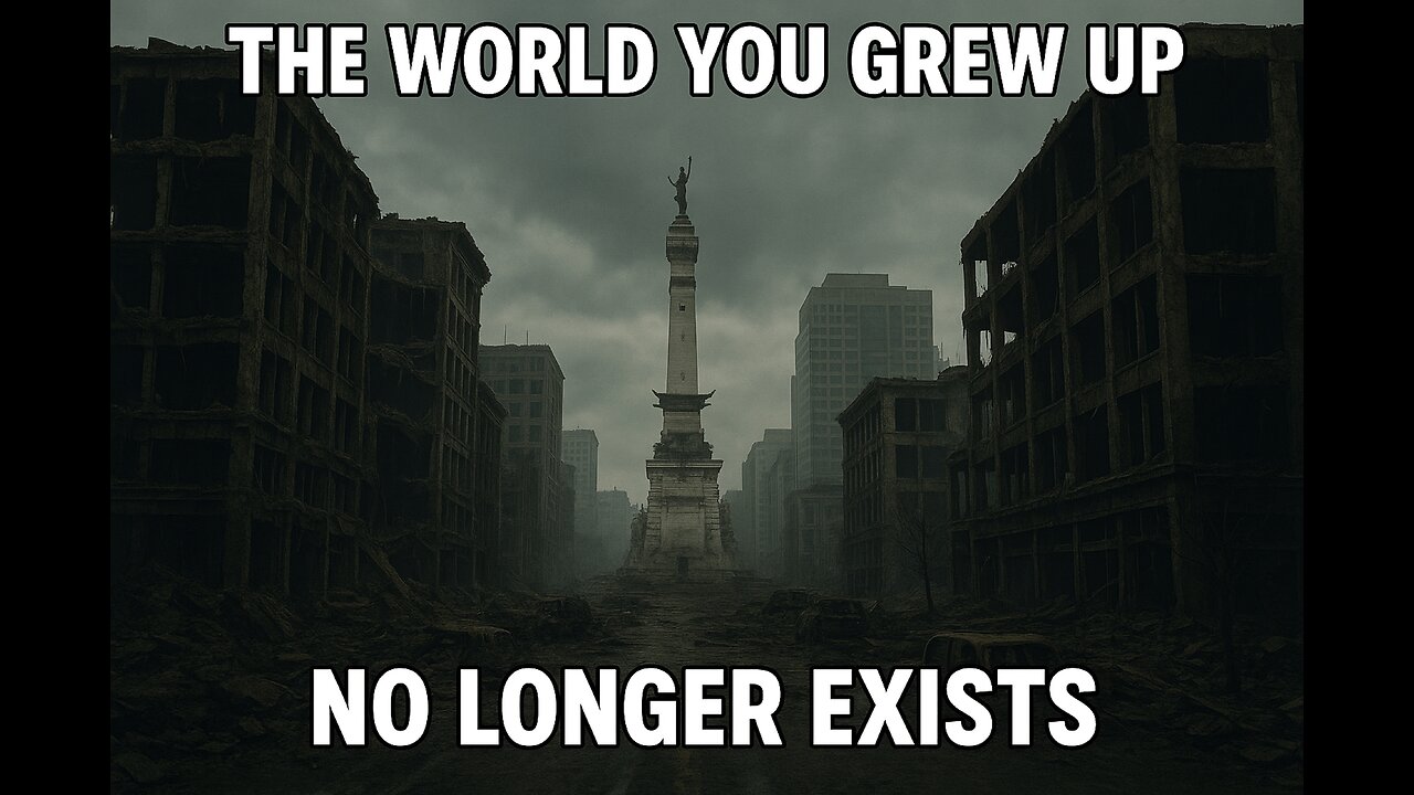 The World you grew up in, no longer exists