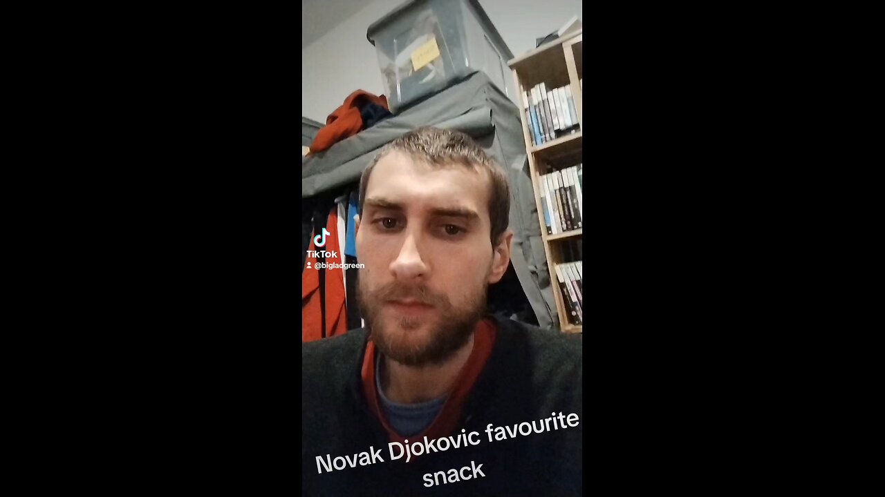 Novak Djokovic favourite snack