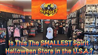 Is This the SMALLEST Spirit Halloween Store in The U.S.A.?