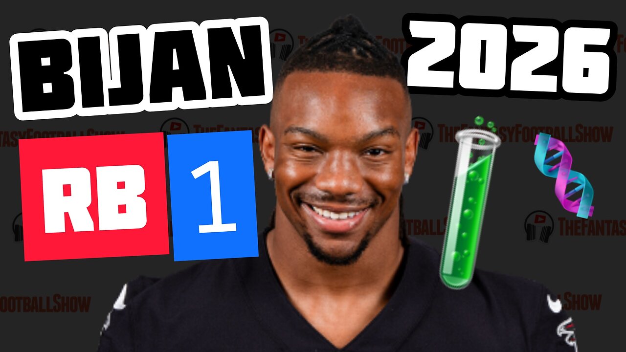 Bijan Robinson is... RB1 in 2026