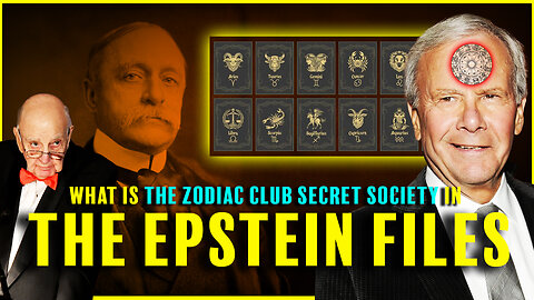 The Zodiac Club Elite Secret Society Is In The Epstein Files