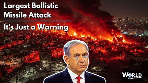Iran's Largest Ballistic Missile Attack Rocks Tel Aviv and Haifa | World NEWS Network