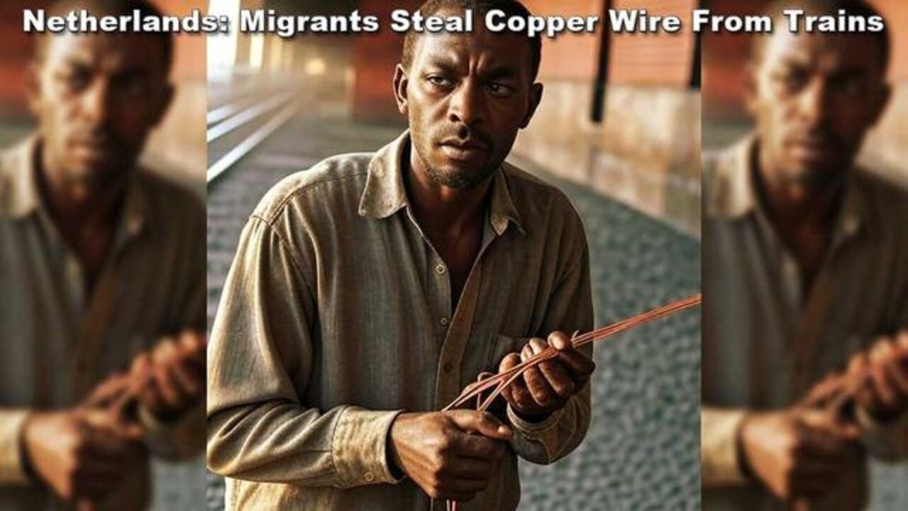 Netherlands Migrants Stealing Copper Wire From Train Network