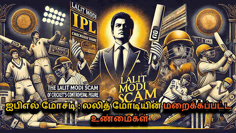 Lalit Modi IPL Scam in Tamil | The Rise and Fall of Cricket's Controversial Figure