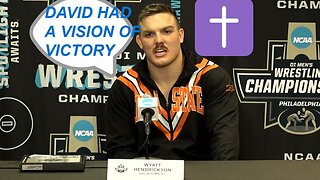 #Interview: #Wyatt #Hendrickson (#OklahomaState, 285) I 2025 #NCAA #champion I 2025 NCAA Div. 1 #Nationals