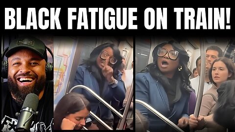 F U White People! Black Woman HUMILIATES herself on New York Train