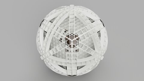 Mesh Cube Ball Drone