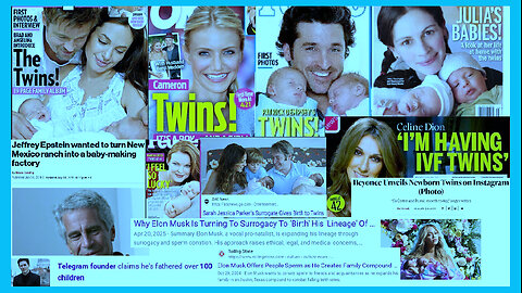 AGE OF DECEIT (PT2) - Lab Created IVF Celebrity TWINS, Surrogate Breeding Program, Cult CEOs