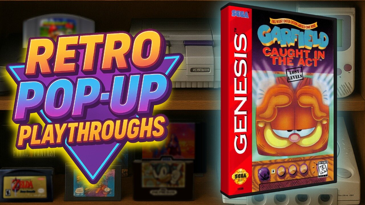 Lost Garfield Sega Genesis Levels FOUND After 30 Years