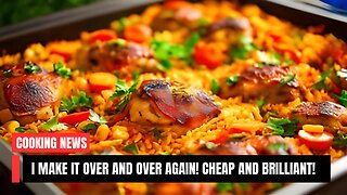My Secret Recipe: Rice with Chicken Fillet! I Make it OVER and OVER Again! Cheap and Brilliant!