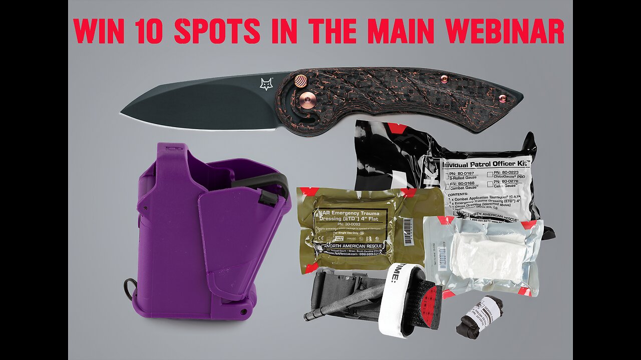 FOX Knife, Officer Kit (IPOK) & MAGLULA MINI #1 FOR 10 SPOTS IN THE MAIN WEBINAR