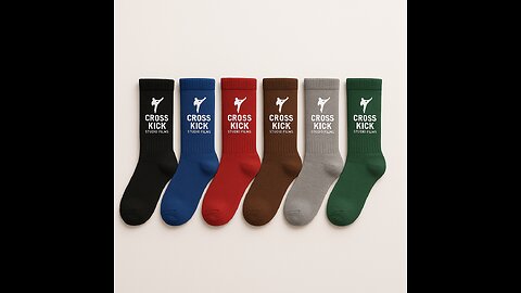 Cross kick Studio Films Socks
