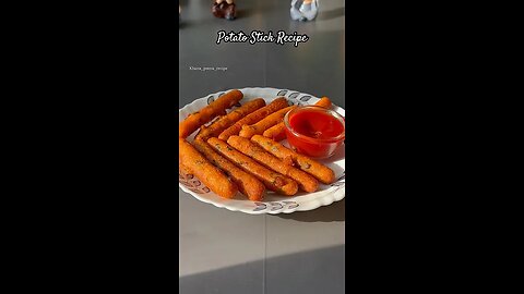 Recipe of potato stick 😋 #shorts #snacks #food #potatosticks