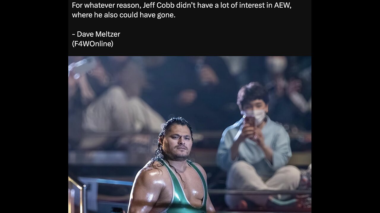 Jeff Cobb SNUBS AEW – The Freakazoids Attack! #shorts